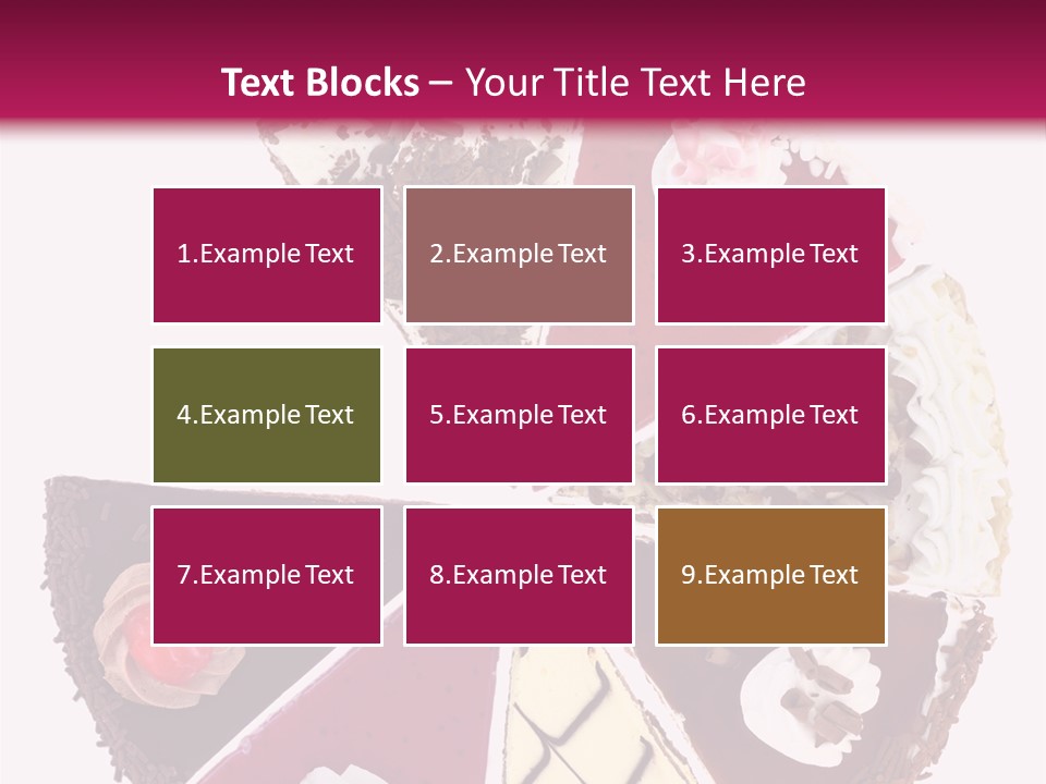 Commercial Slice Bake PowerPoint Template