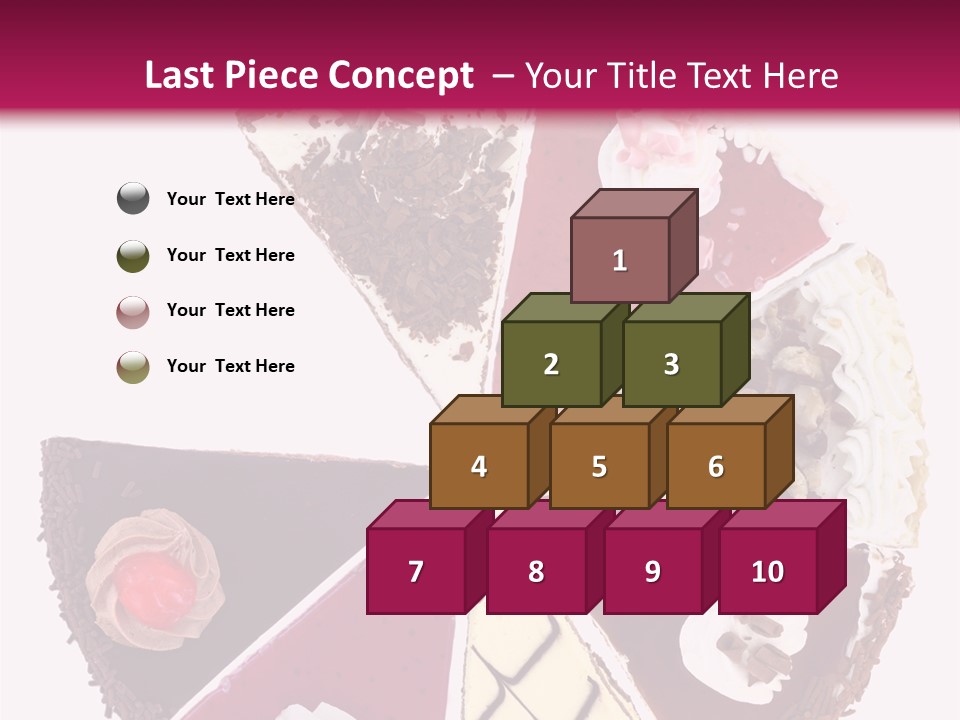 Commercial Slice Bake PowerPoint Template