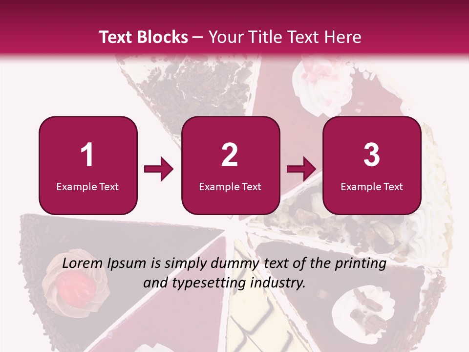 Commercial Slice Bake PowerPoint Template