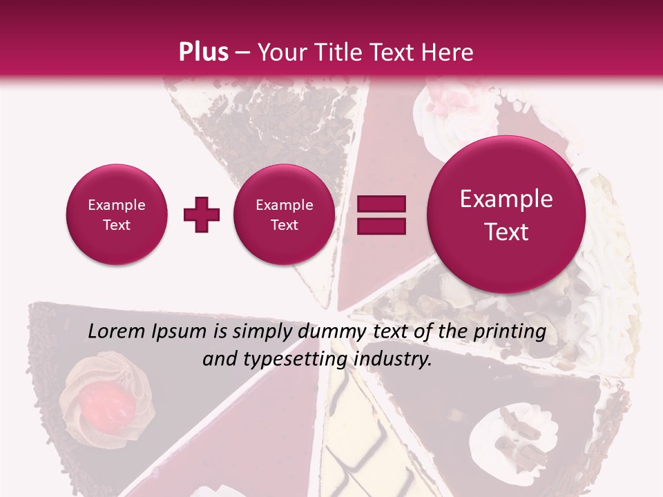 Commercial Slice Bake PowerPoint Template