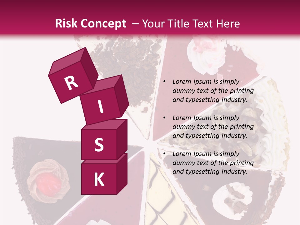 Commercial Slice Bake PowerPoint Template