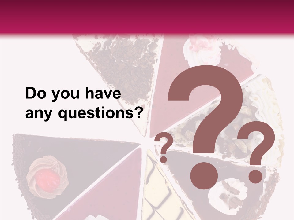 Commercial Slice Bake PowerPoint Template