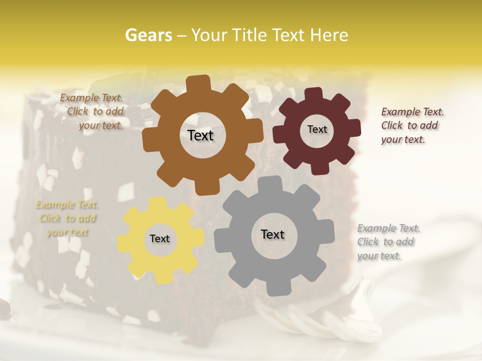 Backen Speise Geback PowerPoint Template