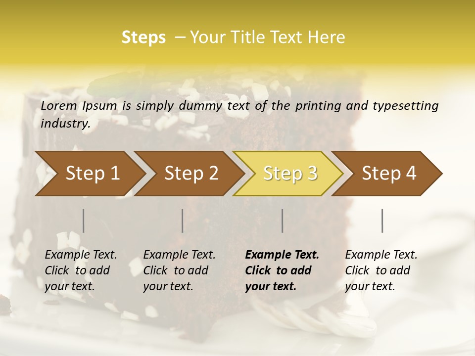 Backen Speise Geback PowerPoint Template