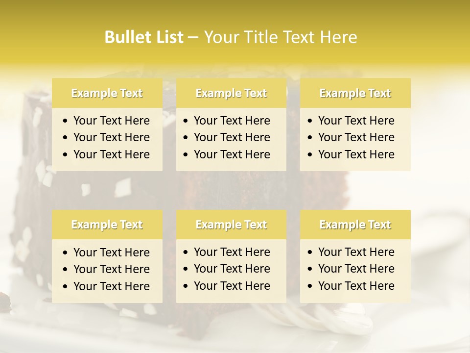 Backen Speise Geback PowerPoint Template