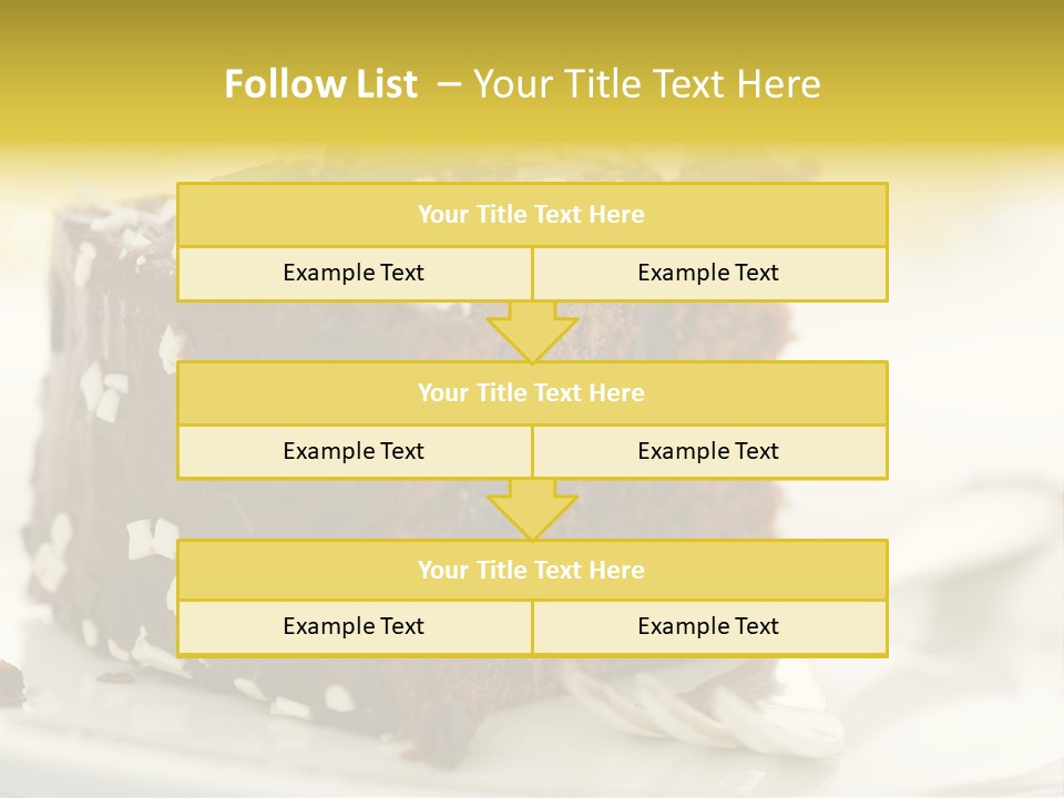 Backen Speise Geback PowerPoint Template