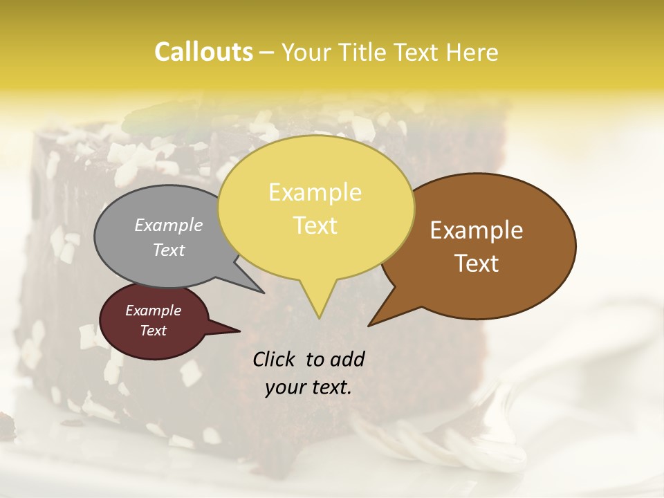 Backen Speise Geback PowerPoint Template