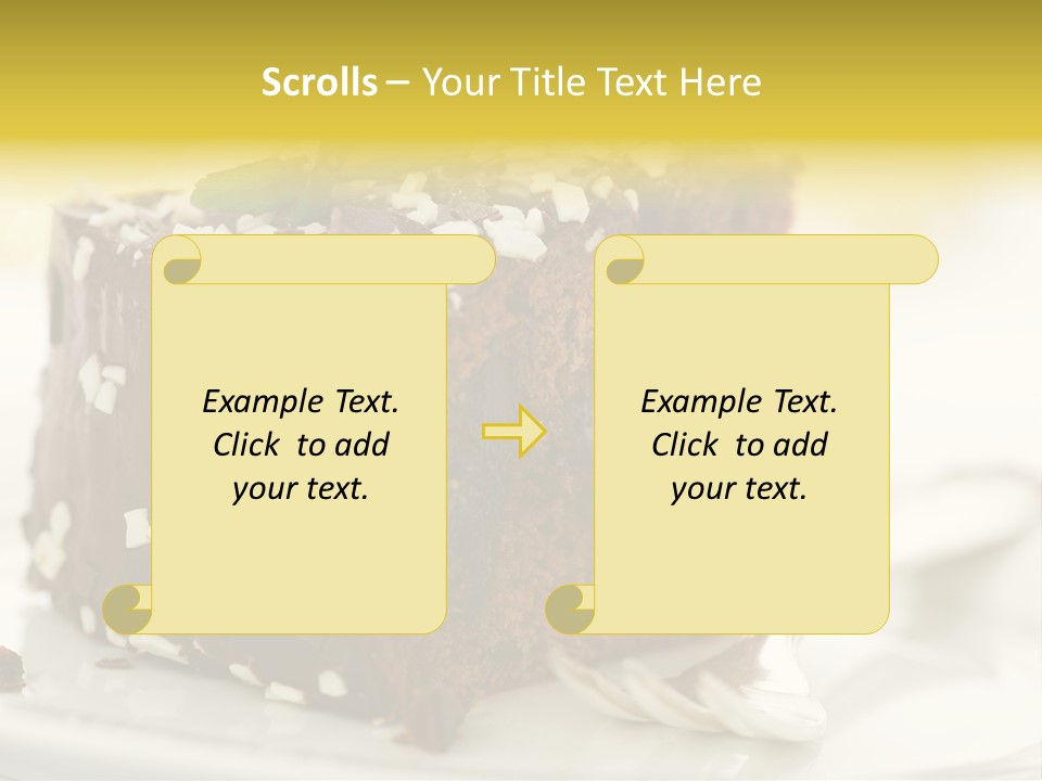 Backen Speise Geback PowerPoint Template