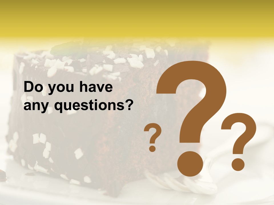 Backen Speise Geback PowerPoint Template