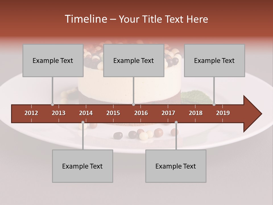 Candy Cake Dinner PowerPoint Template