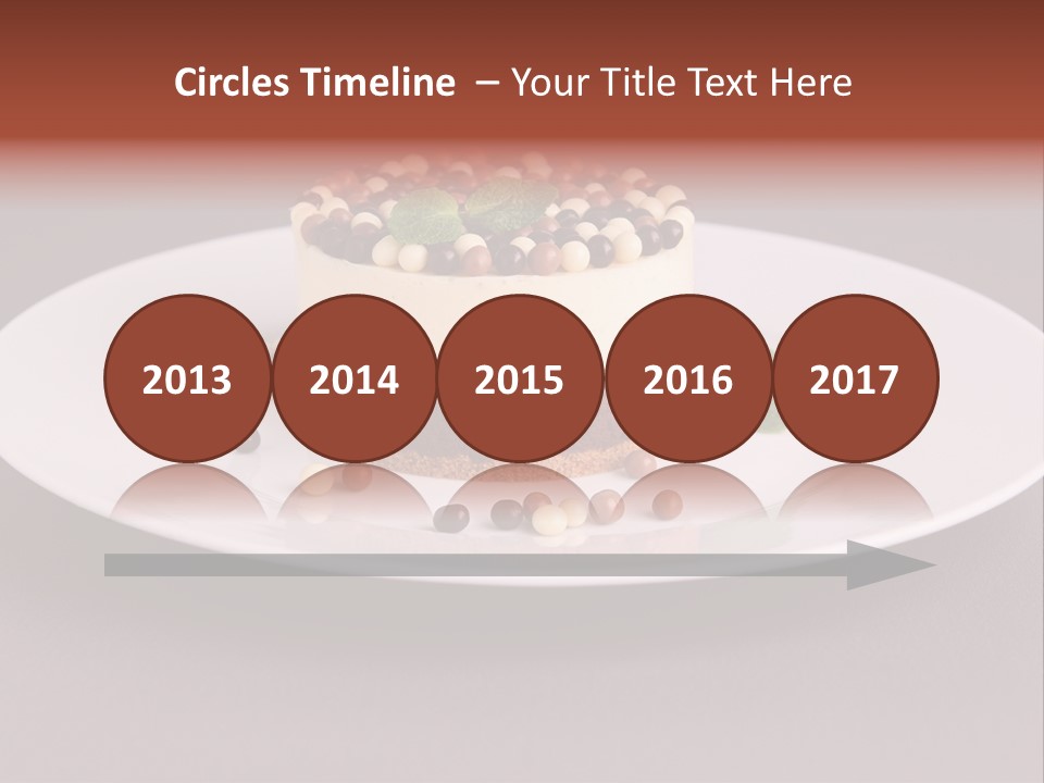 Candy Cake Dinner PowerPoint Template