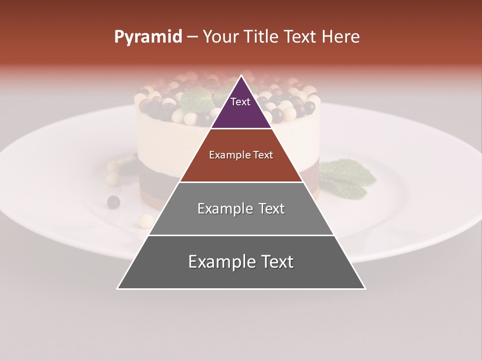 Candy Cake Dinner PowerPoint Template