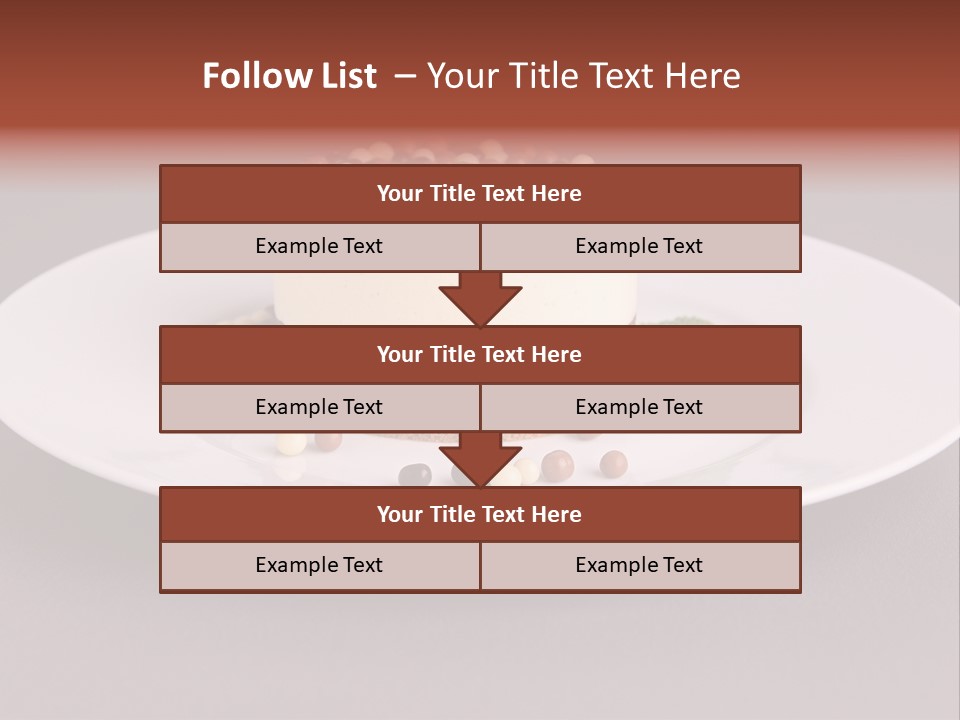 Candy Cake Dinner PowerPoint Template