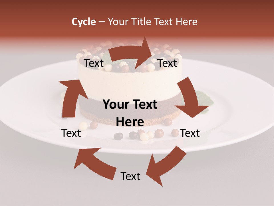 Candy Cake Dinner PowerPoint Template