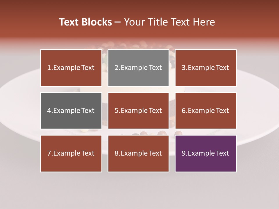 Candy Cake Dinner PowerPoint Template