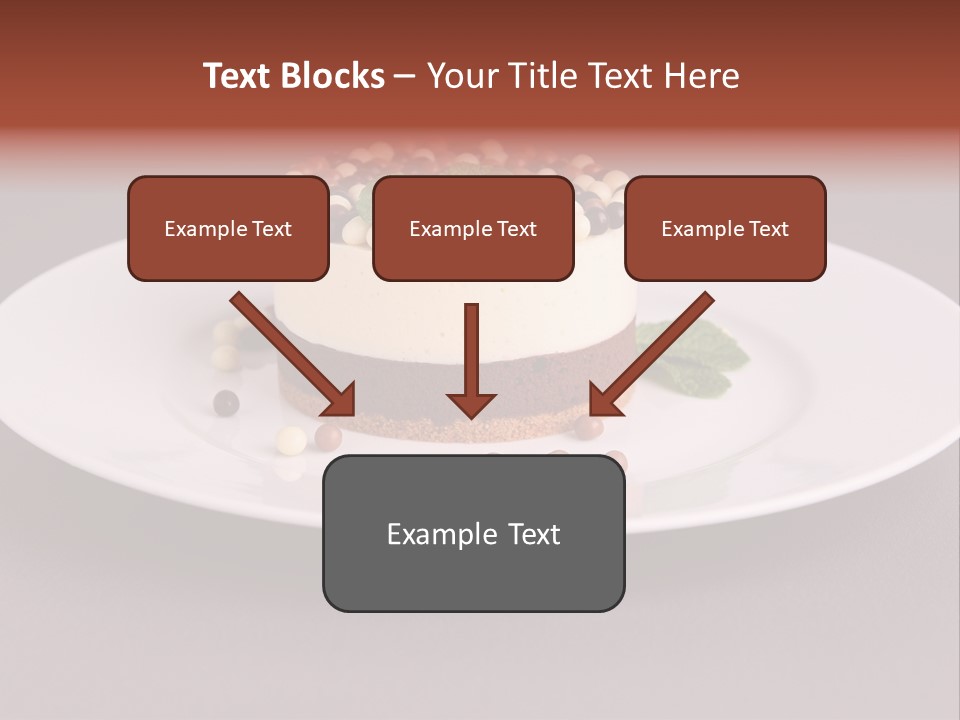 Candy Cake Dinner PowerPoint Template
