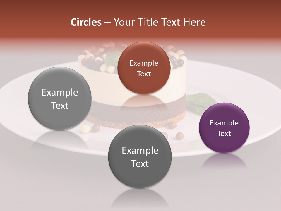 Candy Cake Dinner PowerPoint Template