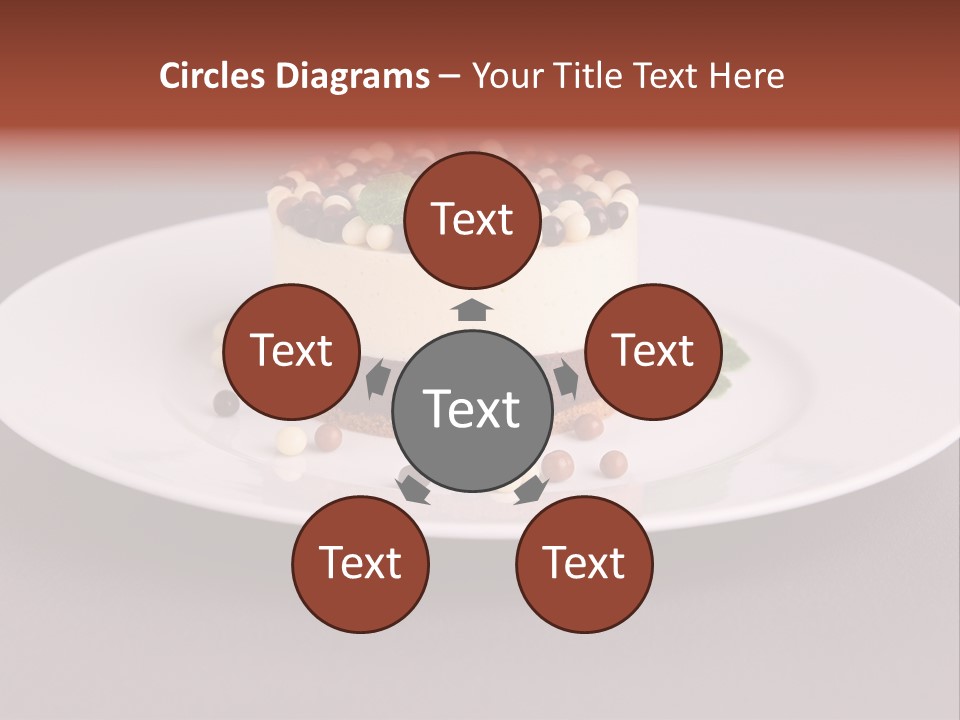 Candy Cake Dinner PowerPoint Template