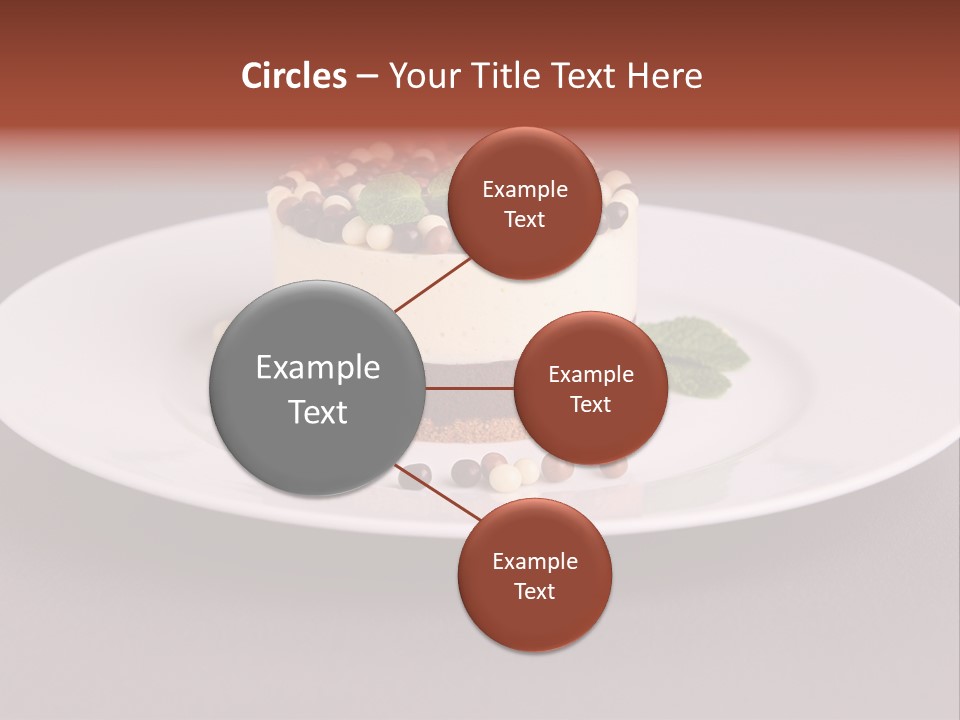 Candy Cake Dinner PowerPoint Template