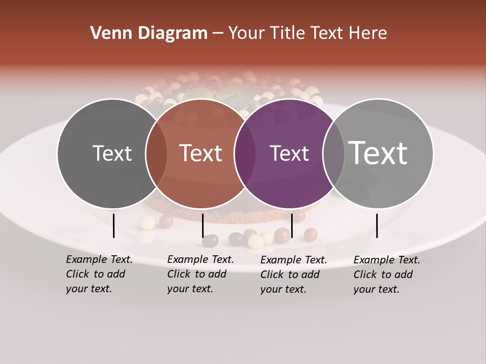 Candy Cake Dinner PowerPoint Template