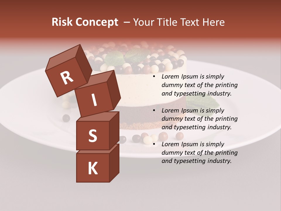 Candy Cake Dinner PowerPoint Template