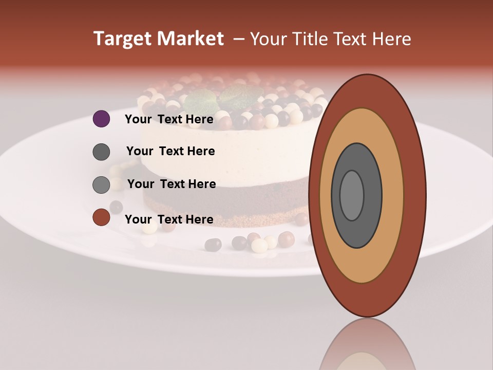 Candy Cake Dinner PowerPoint Template