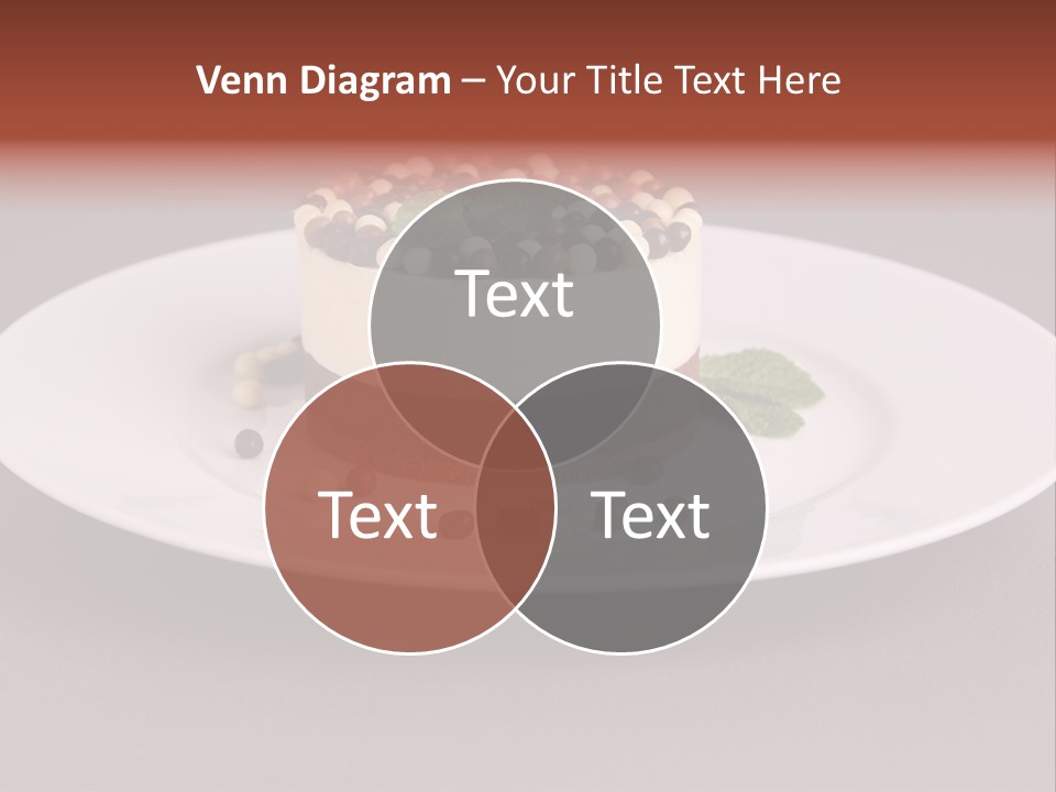 Candy Cake Dinner PowerPoint Template