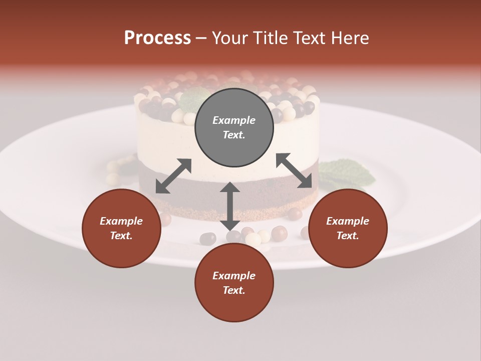 Candy Cake Dinner PowerPoint Template