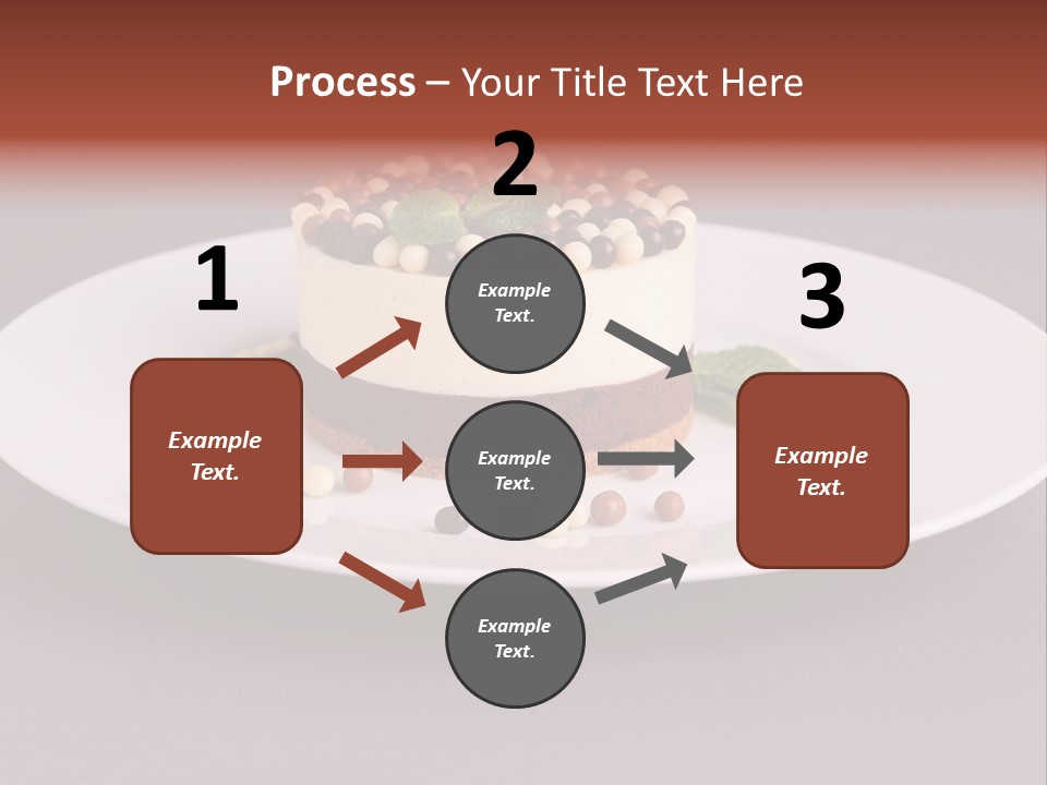 Candy Cake Dinner PowerPoint Template