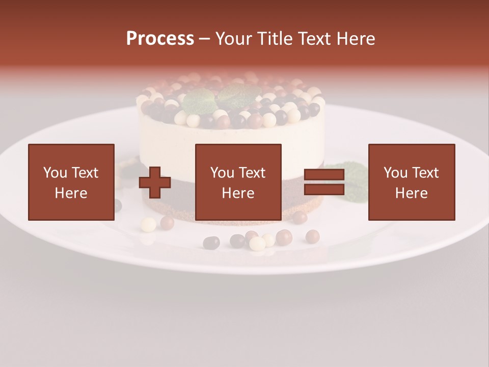 Candy Cake Dinner PowerPoint Template