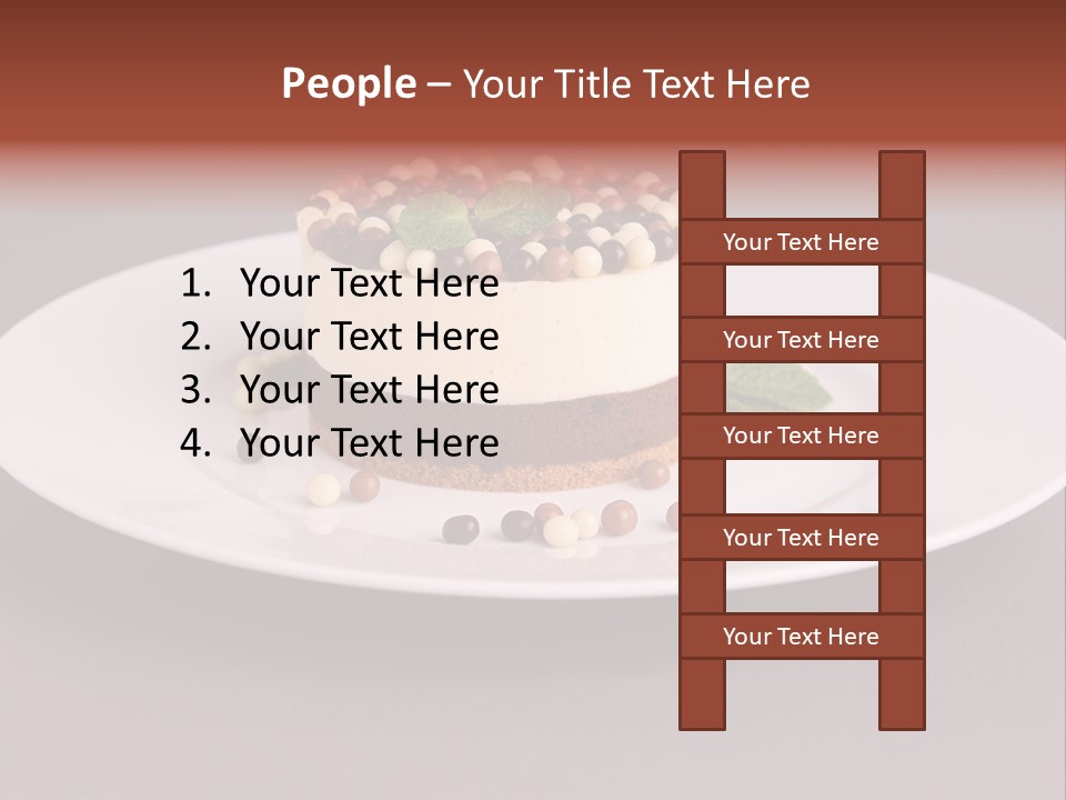 Candy Cake Dinner PowerPoint Template