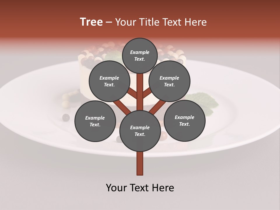 Candy Cake Dinner PowerPoint Template