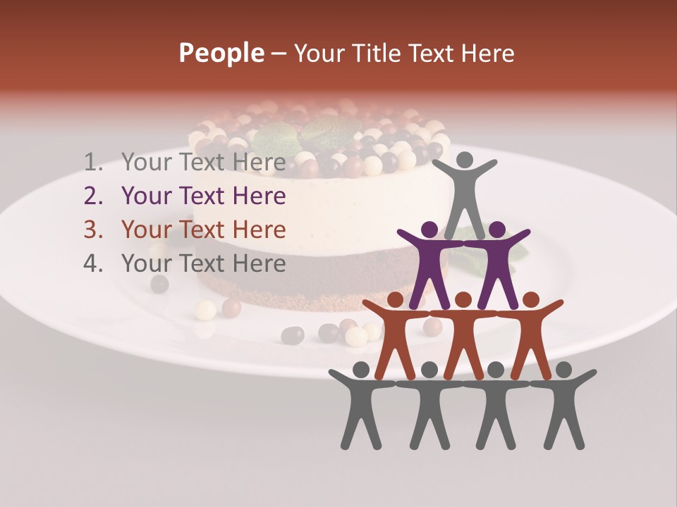 Candy Cake Dinner PowerPoint Template