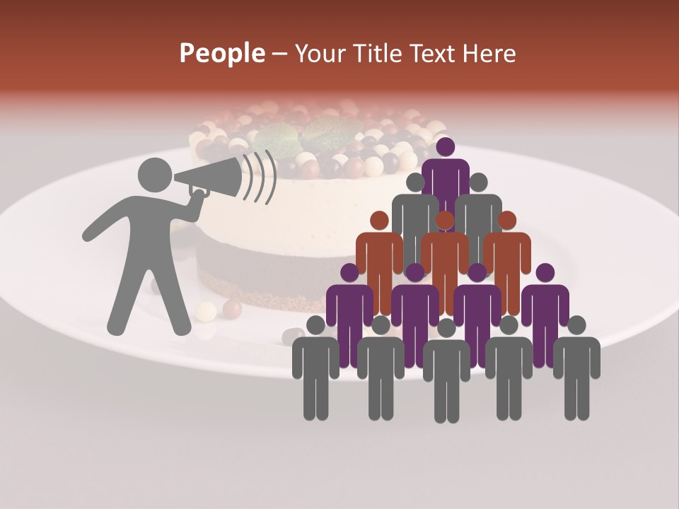 Candy Cake Dinner PowerPoint Template