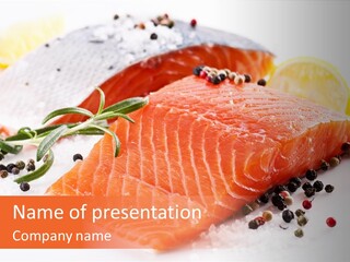 Frisch Wanderfisch Feinkost PowerPoint Template