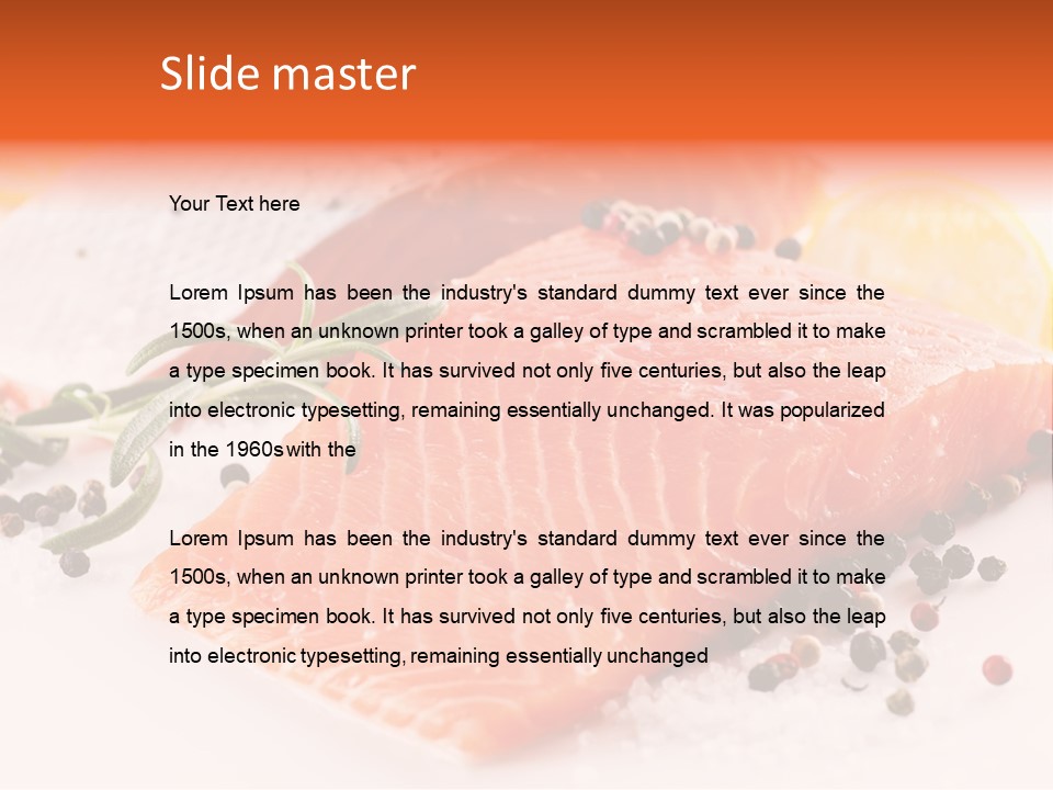 Frisch Wanderfisch Feinkost PowerPoint Template