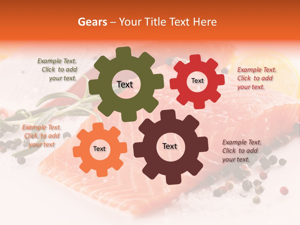 Frisch Wanderfisch Feinkost PowerPoint Template