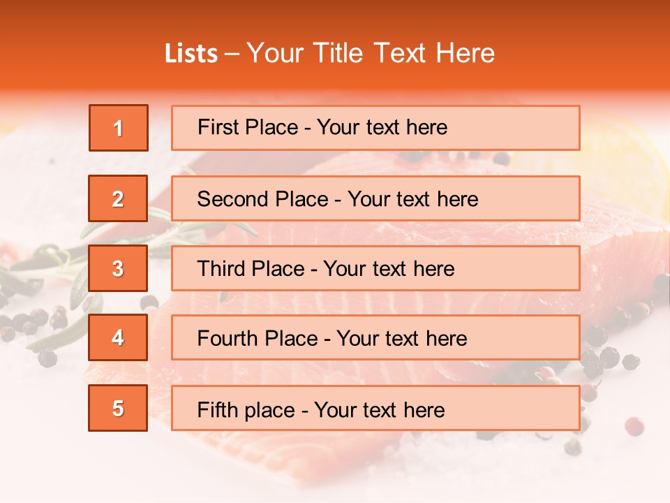 Frisch Wanderfisch Feinkost PowerPoint Template