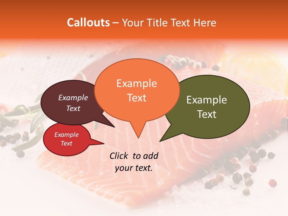 Frisch Wanderfisch Feinkost PowerPoint Template