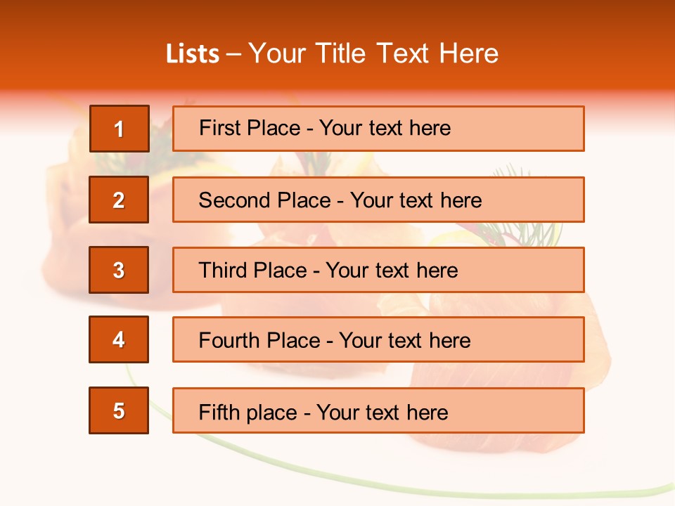 Diet Lemon Filling PowerPoint Template