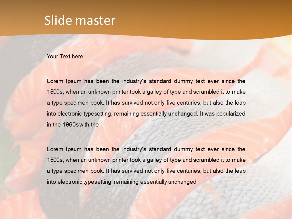 Tasting Cuisine Board PowerPoint Template