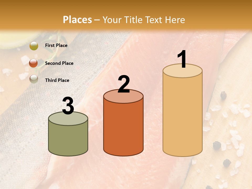 Gelb Salz Naturprodukt PowerPoint Template