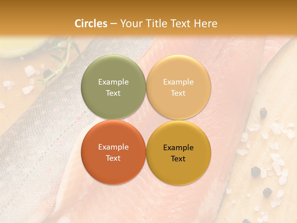 Gelb Salz Naturprodukt PowerPoint Template