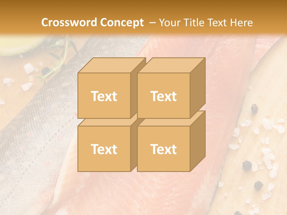 Gelb Salz Naturprodukt PowerPoint Template