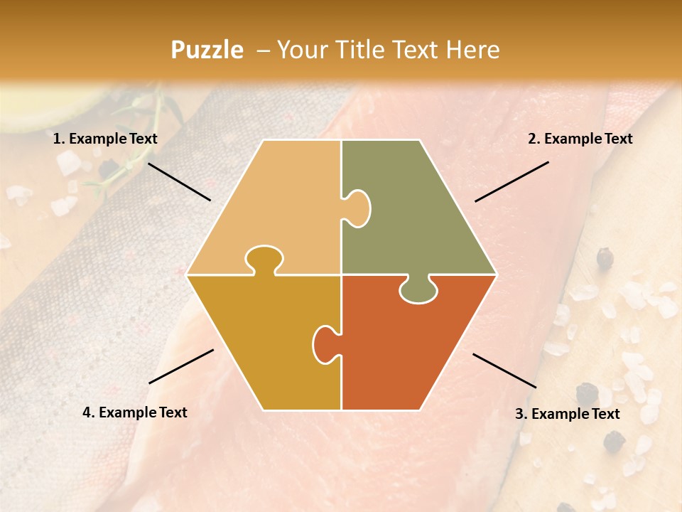 Gelb Salz Naturprodukt PowerPoint Template