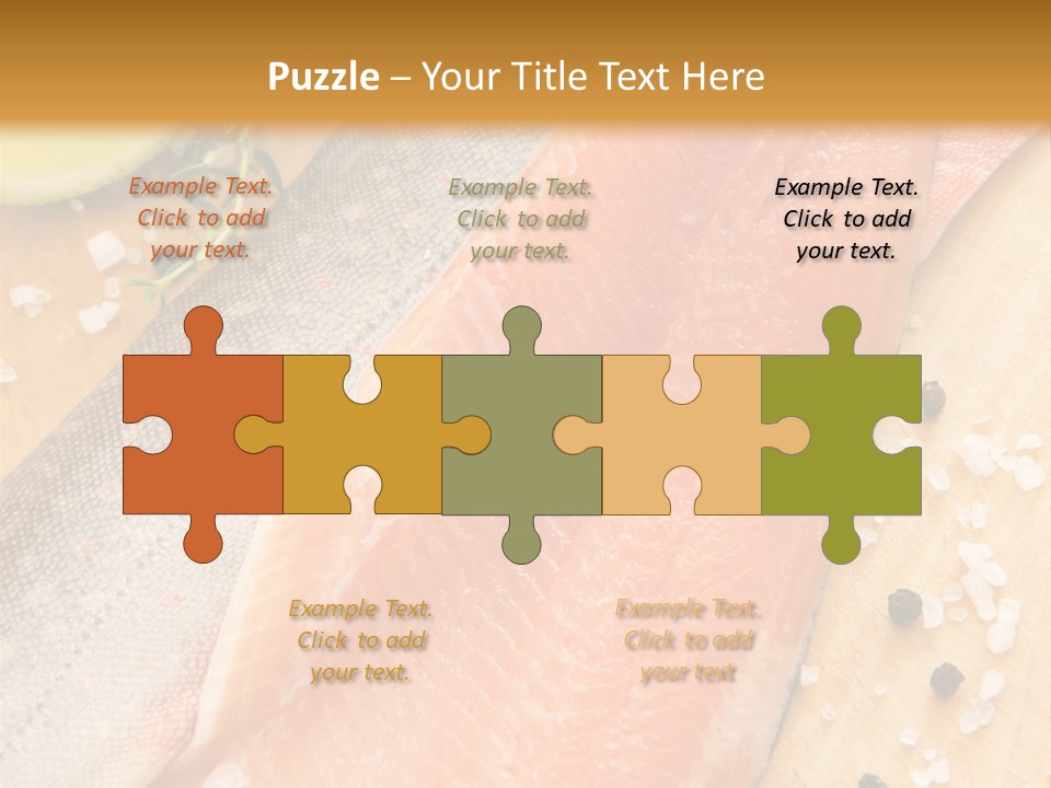 Gelb Salz Naturprodukt PowerPoint Template