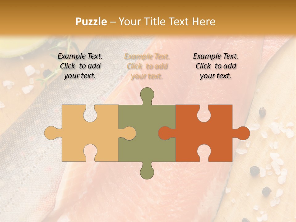 Gelb Salz Naturprodukt PowerPoint Template