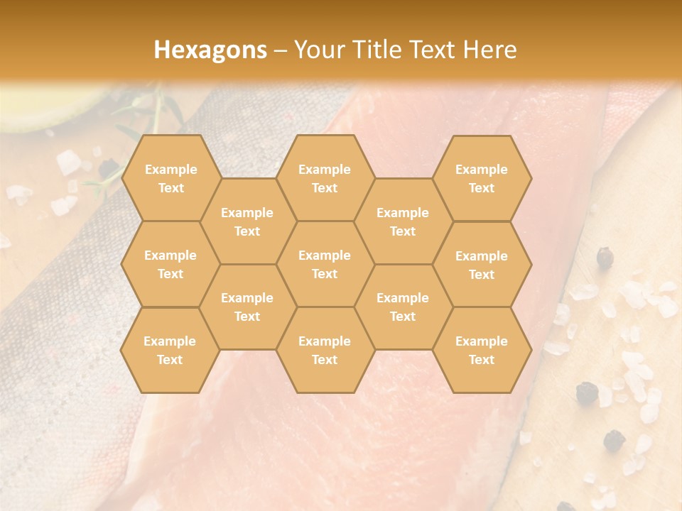 Gelb Salz Naturprodukt PowerPoint Template