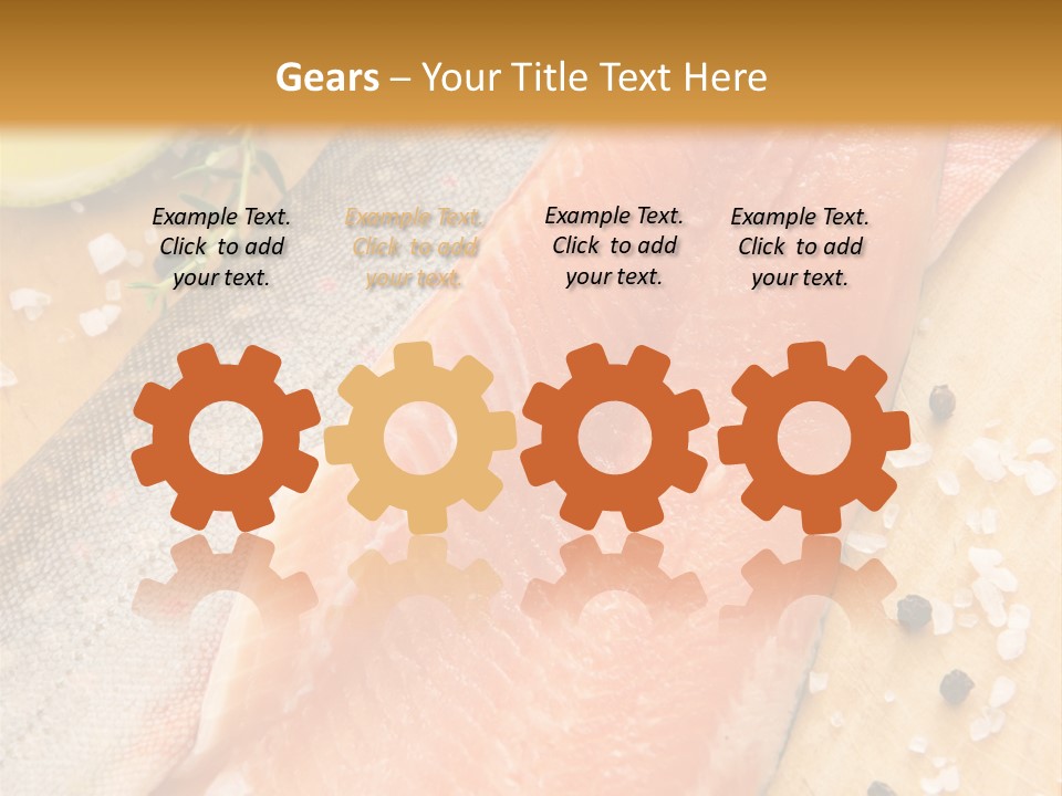 Gelb Salz Naturprodukt PowerPoint Template