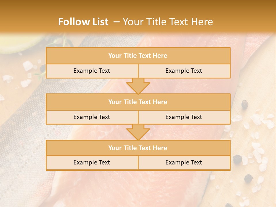 Gelb Salz Naturprodukt PowerPoint Template